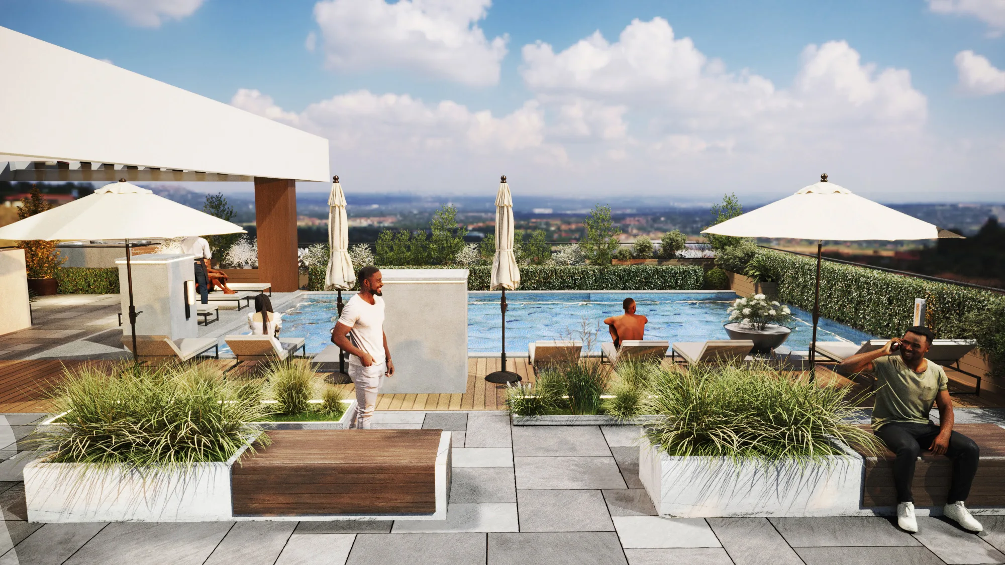 Agora rooftop pool